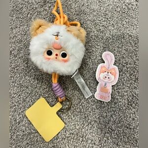 Baby Three Animal Plush Lanyard Series Blind Box